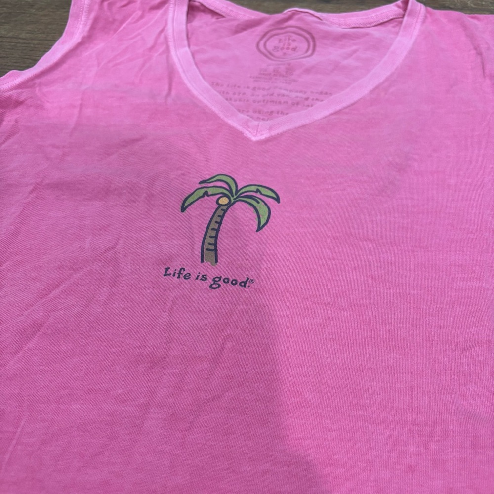 Pink Life Is Good Tank Top